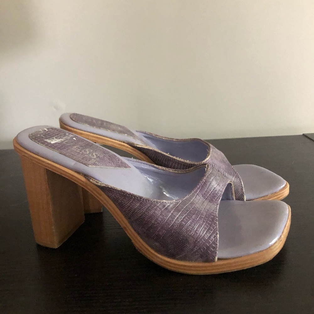 Guess Square Toe High Heel Sandals